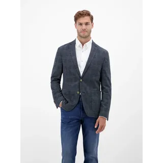 LERROS Jerseysakko »LERROS Herren Jerseyblazer, kariert«, blau