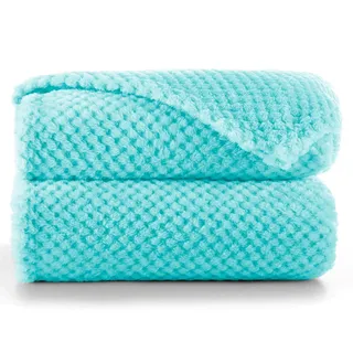 DecoKing Kuscheldecke 150 x 200 cm Türkis/Grün