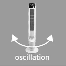 Bild von KTFC 602722 Turmventilator und Luftkühler Weiß (60 Watt)