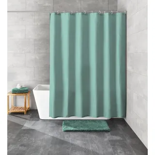 KLEINE WOLKE Duschvorhang Maledivia 180 x 200 cm grün
