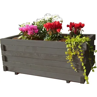 Promadino Lucca Blumenkasten 69 x 39 x 30 cm Grau