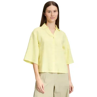 Cartoon Leinenbluse mit Kragen