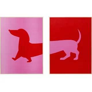 Kare Design Wandbild Dog Frankie, (2/Set)«,