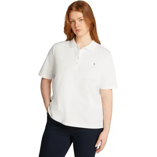 Tommy Hilfiger Damen CRV 1985 Reg Pique Polo Ss Ww0ww39597 S/S Poloshirt (1er Pack)