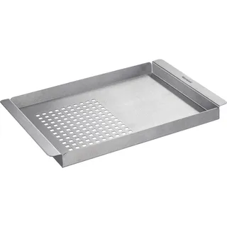 Westmark Grillschale 2 in 1 Edelstahl weiß