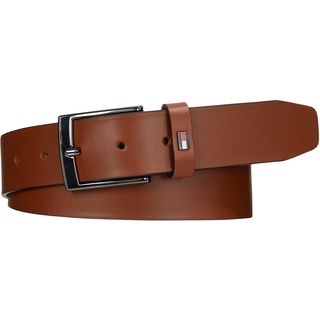 Tommy Hilfiger Herren Gürtel Adan Leather 3.5 Ledergürtel, Braun (Cognac), 80