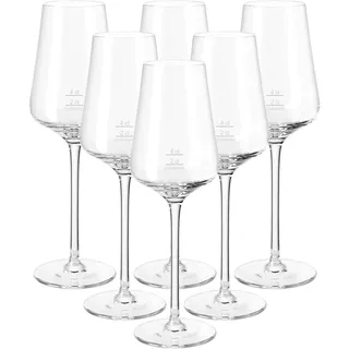 LEONARDO Aperitifglas »Digestifgläser geeicht Puccini Gastro-Edition 4 cl 6er Set transparent«, farblos