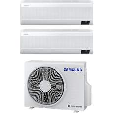 Samsung Set bestehend aus AJ050TXJ2KG/EU, AR07TXFCAWKN und AR12TXFCAWKN Split-Klimaanlage (A++, 1364 BTU/h, Grau)