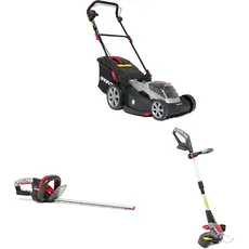 Sprint 2x18V (36V) Lithium-Ionen 44 cm Akku-Rasenmäher 440P18V 18V Lithium Ionen Heckenschere. Nur Gehäuse 18HT, 51cm Klingen 18V Lithium-Ionen Rasentrimmer