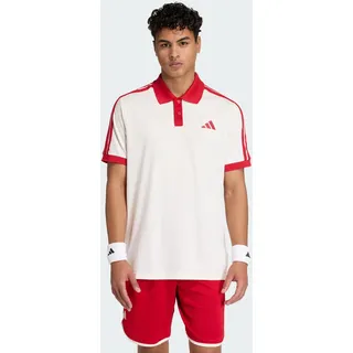 adidas Tennis Classics Polo Shirt, Chalk White, S
