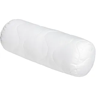 sleepling Nackenrolle 15x40 cm, Kopfkissen, Zierkissen, Komfort 100 | Sofakissen, Allergiker Kissenrolle, Schlafrolle 15 x 40, Füllung: HCS-Faserkugeln, Waschbar, Made in EU, OEKO-TEX