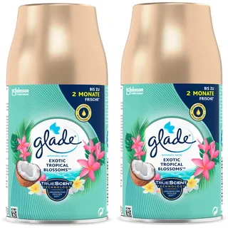 Glade (Brise) Automatic Spray Nachfüller, Raumduft, Exotic Tropical Blossoms, 2er Pack (2 x 269 ml)