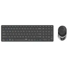 RAPOO Keyboard/Mice Set 9750M Multi-Mode Wireless Dark Grey - Tastatur & Maus Set - Schwarz