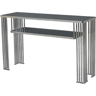 Hochwertig Schminktisch Silber Konsole Schmink Tische Tisch Konsolen Modern - Silber