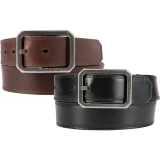 Carhartt Leder, Wende-Gürtel - Dunkelbraun/Schwarz - W34