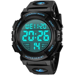BEN NEVIS Herren Uhren Digital Sport Outdoor Armbanduhr 5 ATM wasserdichte | Wasserdichte Uhr mit Alarm, Kalender, Stoppuhr und stoßfestem Design für Outdoor Aktivitäten