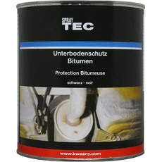 AutoK Unterbodenschutz - Unterbodenschutz Bitumen Streichlack, 2500 g, schwarz - Schutz vor Steinschlag, Salz, Rost, Wasser uvm