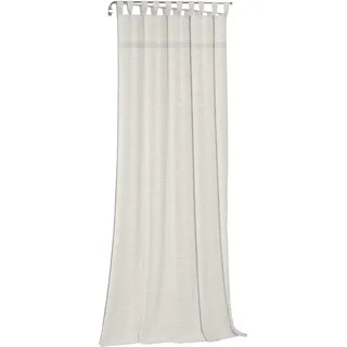 Vorhang WIRTH "Wiessee", weiß, B:150cm H:255cm, Baumwolle, Leinen, Modal, Gardinen, Vorhang, nach Maß