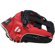 BARNETT JL-120 REG Baseball handschuh, Außenfeld, Polyurethan, Größe 12'5 Rot (ROT)