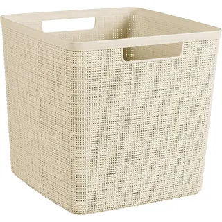 Curver Curver, Aufbewahrungskorb, BASKET Jute CUBE 17L