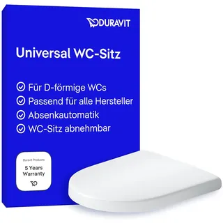 Duravit Univavo D-shaped Compact Weiß
