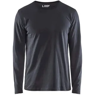 Blaklader 35001042 T-SHIRT MIT LANGEN ÄRMELN, Dunkelgrau, grootte L