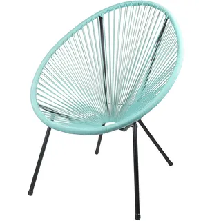 Garden Pleasure Gartenstuhl Dalida 73 x 73 x 93 cm mint 2 St.