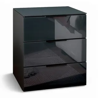 SchlafKONTOR Nachtschrank Pari 45,8 x 40 x 52,9 cm Graphit