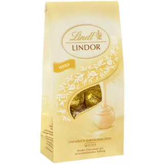 Lindt Lindor Beutel Weiß