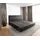 Boxspringgestell Dream-Well Mikrofaser Anthrazit Vintage 200x200 cm - Grau