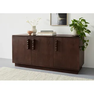 LeGer Home by Lena Gercke Sideboard EMINA 146 x 68 x 54 cm Dunkelbraun