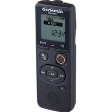 Olympus VN-541PC with CS 131 soft case (4 GB), Diktiergerät, Schwarz