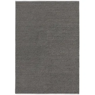 benuta Pure Wollteppich Uno Hellgrau 250x350 cm , Textil , Beton Optik , Rechteckig , 250x350 cm , Gots , pflegeleicht , Teppiche und Böden, Teppiche, Schafwollteppiche