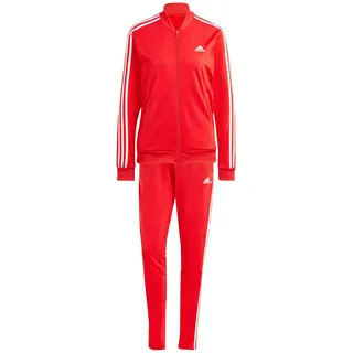 Adidas Essentials 3-Streifen Trainingsanzug Better Scarlet / White 2XL