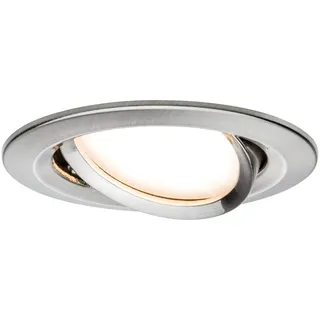 Paulmann 92958 SmartHome Zigbee Einbauleuchte LED Coin Nova Plus 1x6,5W dimmbar Eisen gebürstet