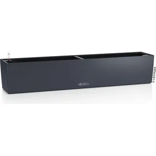 Pflanzenkübel Balconera Color 100 leigrau mit Bewässerungssystem - 99 x 19 x 19 cm 15918 mit Wasserstandsanzeiger