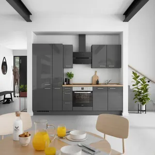 Nobilia Küchenleerblock 270 cm grau