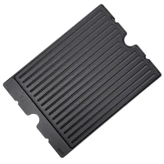 GFTIME 44x32.2cm Gusseisen Grillplatte für BroilKing Baron 420/440/490/520/590, Gussplatte Wendeplatte für BroilKing Crown 420/440/490, Crown Pellet 400/500,Grillpfanne Ersatzteile für BroilKing 11242