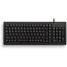 CHERRY G84-5200 Compact Keyboard, Internationales Layout, QWERTY Tastatur, kabelgebundene Tastatur, kompaktes Design, ML Mechanik, schwarz