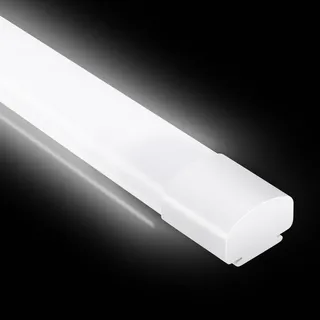 IEGLED LED Feuchtraumleuchte 150CM, Deckenleuchte LED Röhre 45W 5000LM,IP65 Kellerleuchte,Wasserfest Feuchtraumlampe Wannenleuchte für Keller Werkstatt Garage Küche Bad Büro,Neutralweiß,4000K