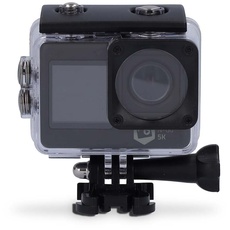 Nedis Action Cam - 5K@30fps - 16 MPixel - Wasserdicht bis: 30.00 m - 80 min - Wi-Fi - App erhältlich für: Android/IOS - Inkl. Halterung - Schwarz