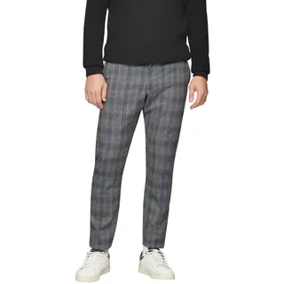 s.Oliver Chino Hose kariert, Straight Leg