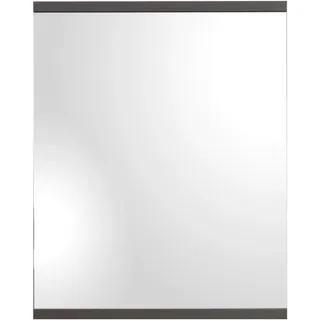 Invivus Wandspiegel , Graphitfarben , Glas, Holzwerkstoff , 75x94.6x4.4 cm , Goldenes M, Made in Germany , in verschiedenen Größen erhältlich, senkrecht montierbar , Garderobe, Garderobenspiegel