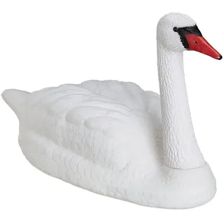 Relaxdays Deko Schwan 81 cm Weiß