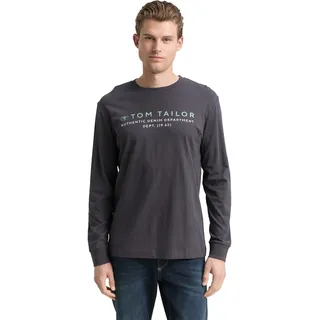 Tom Tailor Langarmshirt grau XXL