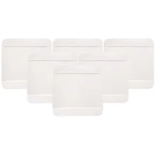 Villeroy & Boch »Speiseteller quadratisch Manufacture Rock Blanc 28 x 28 cm 6er Set weiß«, weiß,