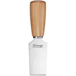 triangle 86 184 32 00 Parmesanmesser Soul gerade mit Esche-Griff zum Spalten und Brechen von Hartkäse Parmesan Made in Solingen/Germany professionelle Qualität