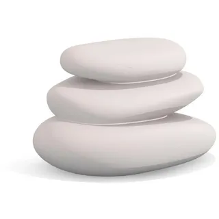 GARTEN EINRICHTUNG EDEN WEIß STEINE AUßEN DEKO POOL OUTDOOR