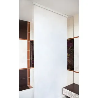 Halb-Kassetten Duschrollo 140x240 cm Modell Peva Uni weiss - Weiß