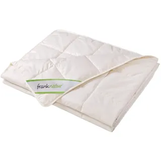 franknatur Lyocell Sommerdecke 200x200 Tencel Bettdecke mit Bio Baumwolle | leichte Sommerbettdecke, Bezug Bio-Baumwolle, atmungsaktiv, temperaturausgleichend, waschbar, Oeko-TEX
